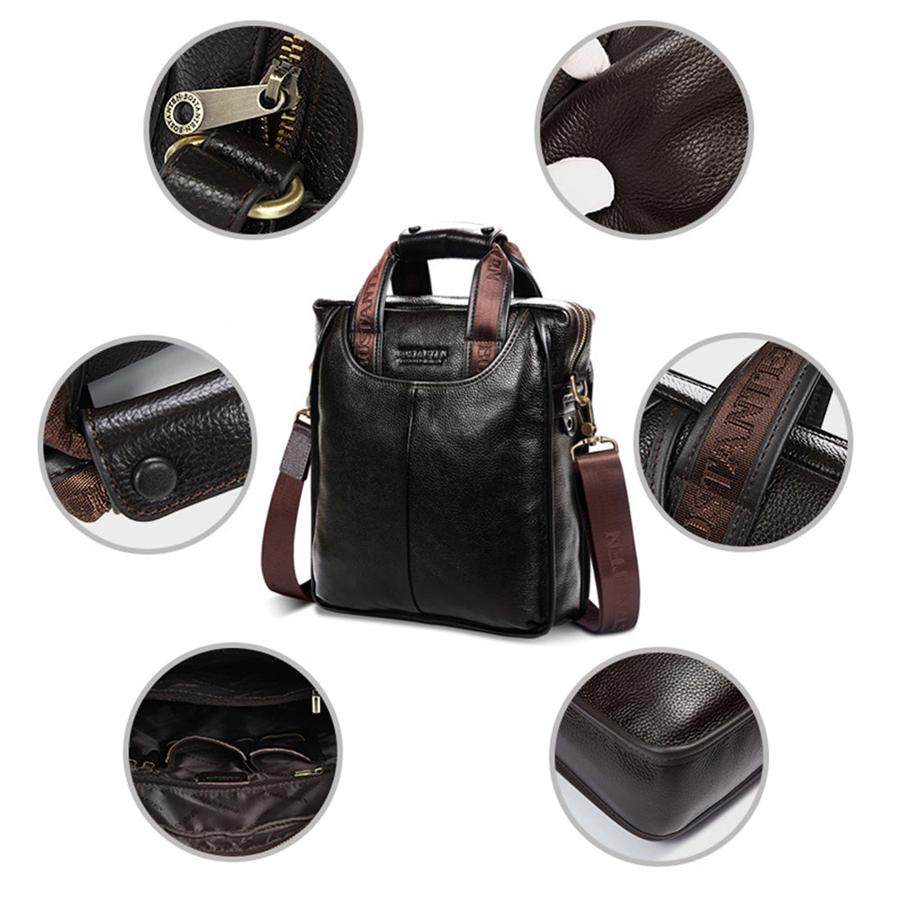 Royal Retro Designer Vertical Leather Crossbody Bag