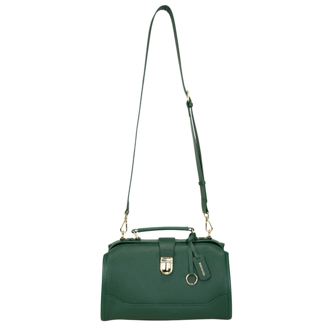 Timeless Grace Doctor Bag - Full Grain Pebble Leather