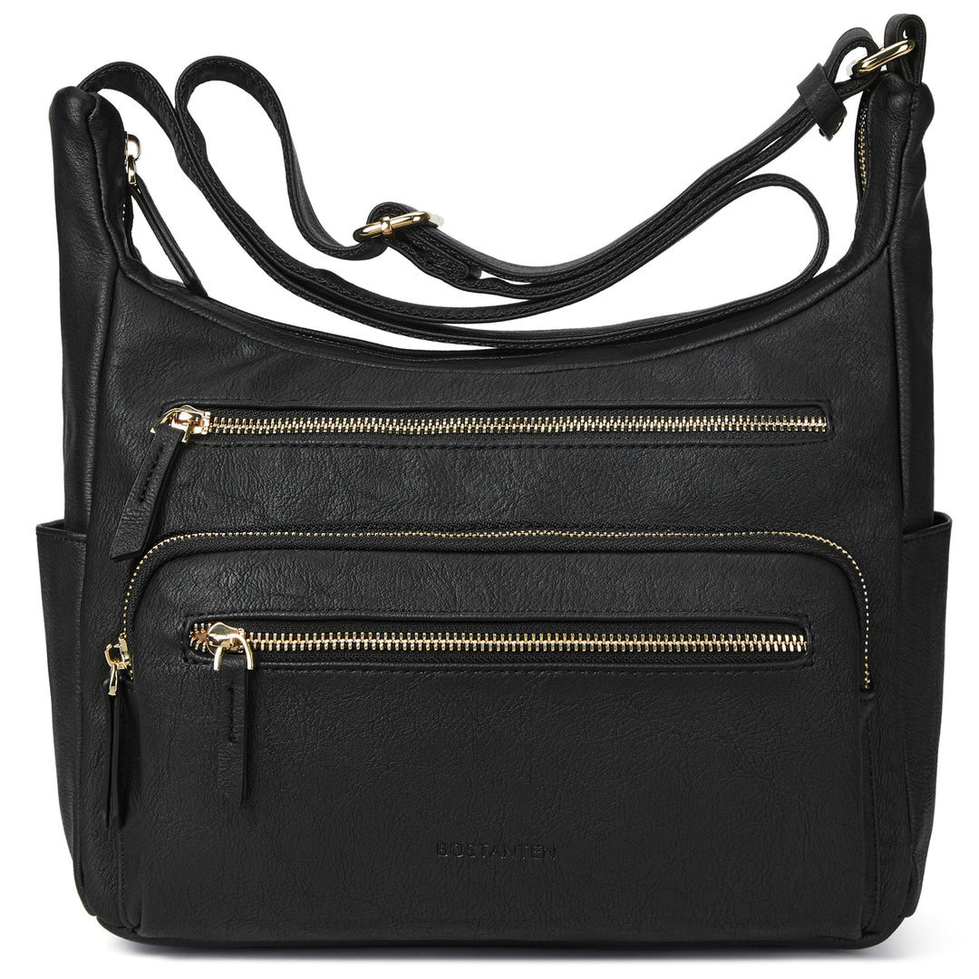 Evelyn Multi Pocket Shoulder Hobo Bag