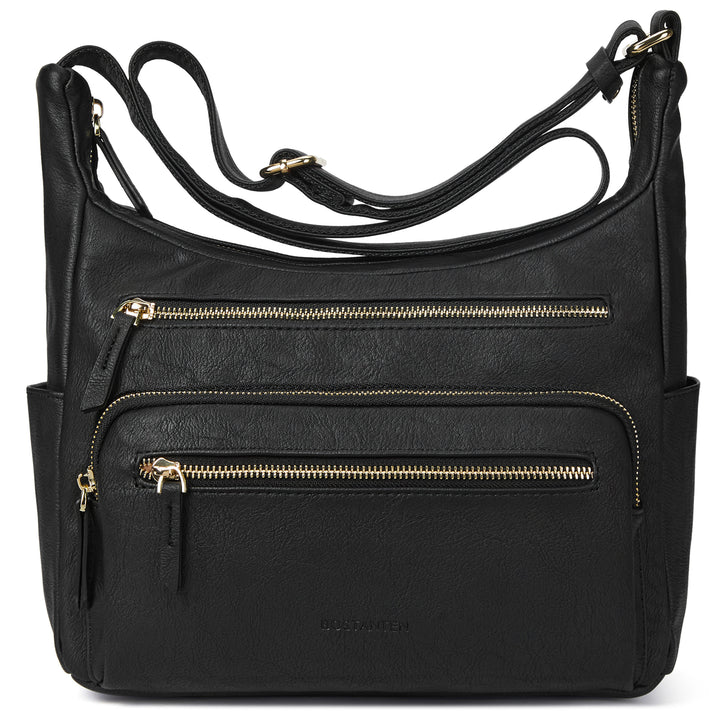 Evelyn Multi Pocket Shoulder Hobo Bag