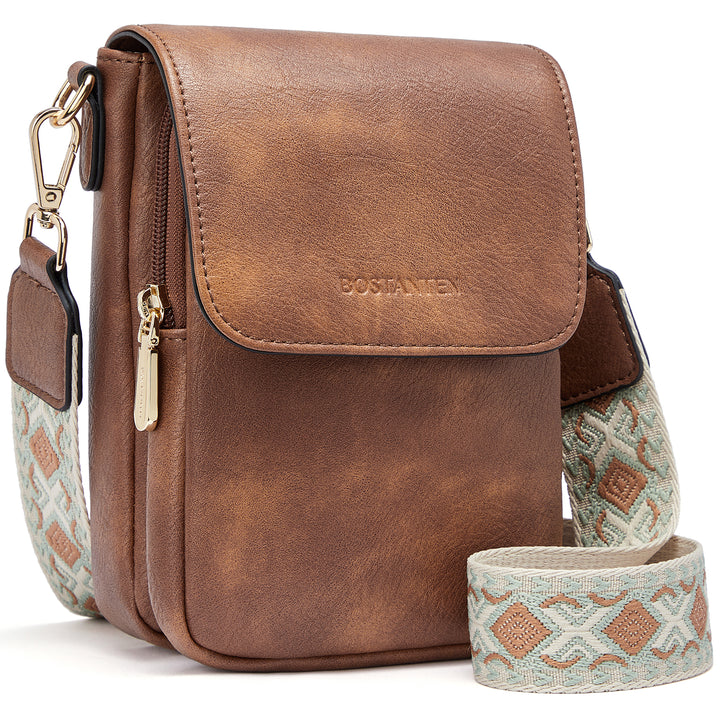 Phone Crossbody Bag –  Diamond Pattern Strap