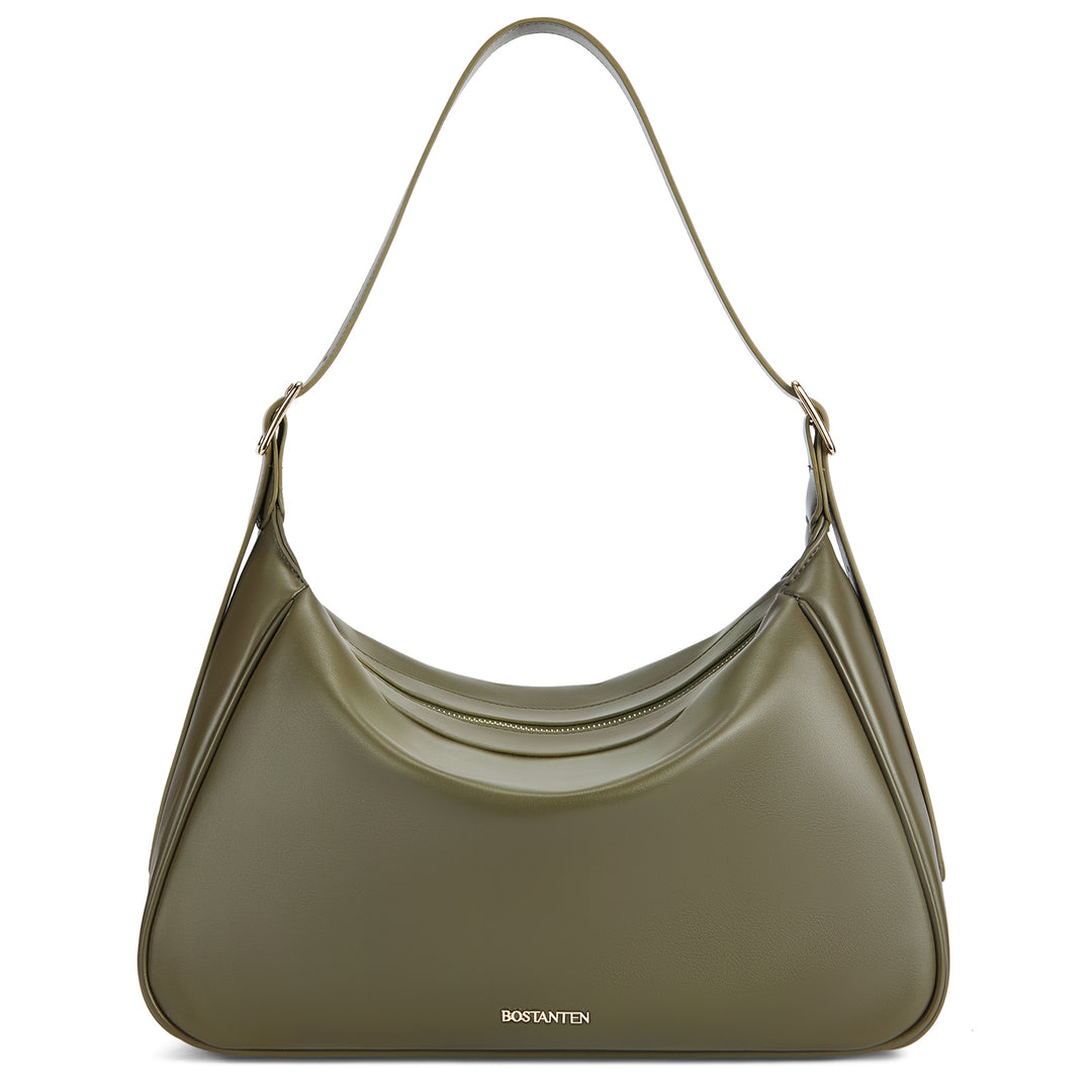 MORAVA Trendy Vegan Leather Hobo Bags - Green