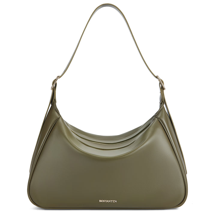 MORAVA Trendy Vegan Leather Hobo Bags - Green