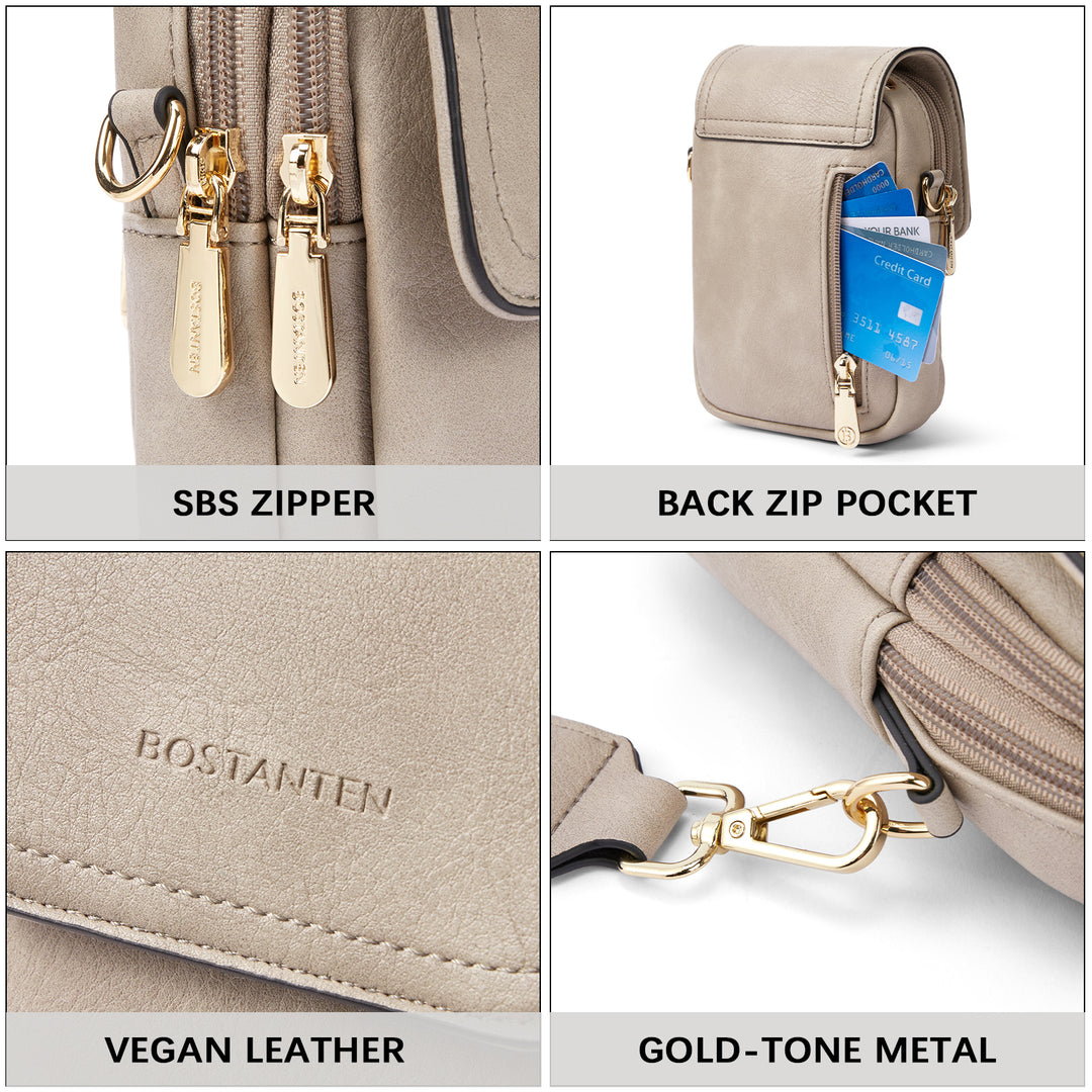 Phone Crossbody Bag – Chevron Pattern Strap