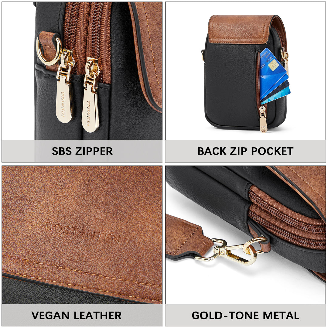 Phone Crossbody Bag – Chevron Pattern Strap
