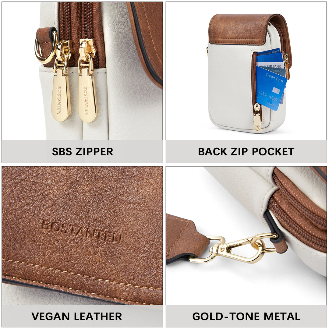 Phone Crossbody Bag – Chevron Pattern Strap