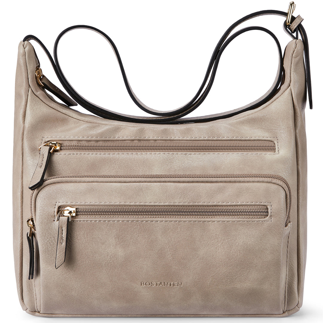 Evelyn Multi Pocket Shoulder Hobo Bag