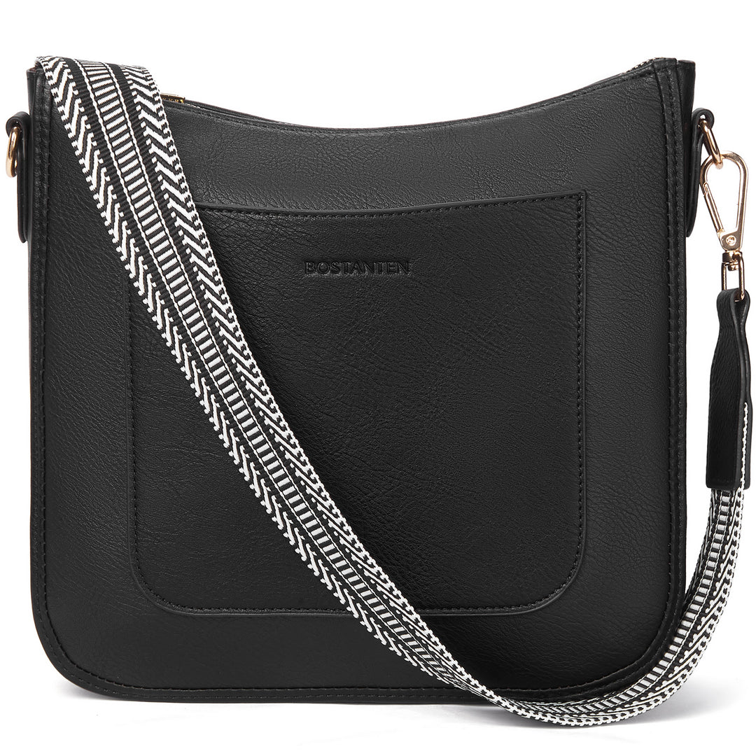 Nola Reversible Boho Straps Vegan Leather Hobo Handbags