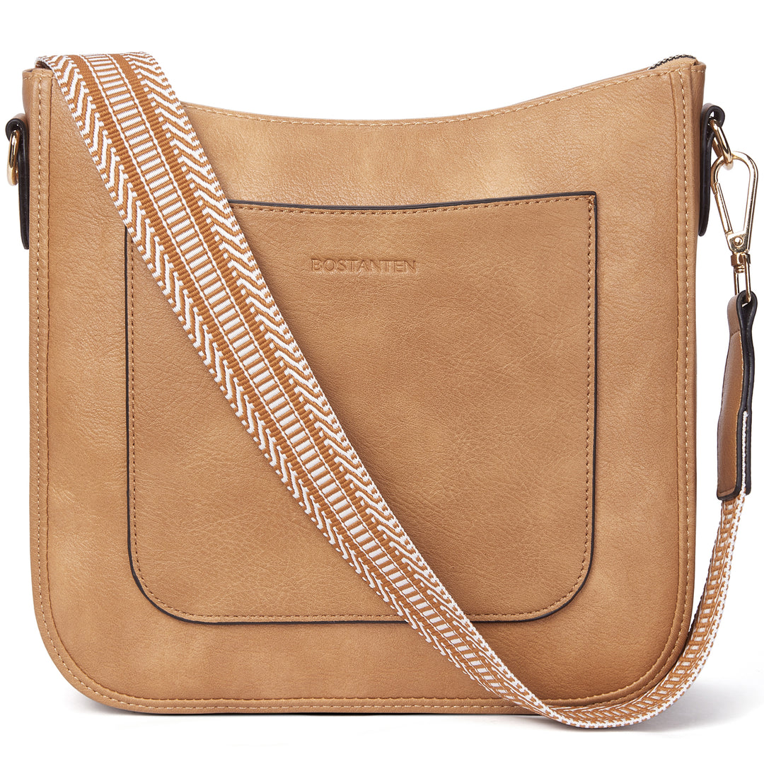 Nola Reversible Boho Straps Vegan Leather Hobo Handbags