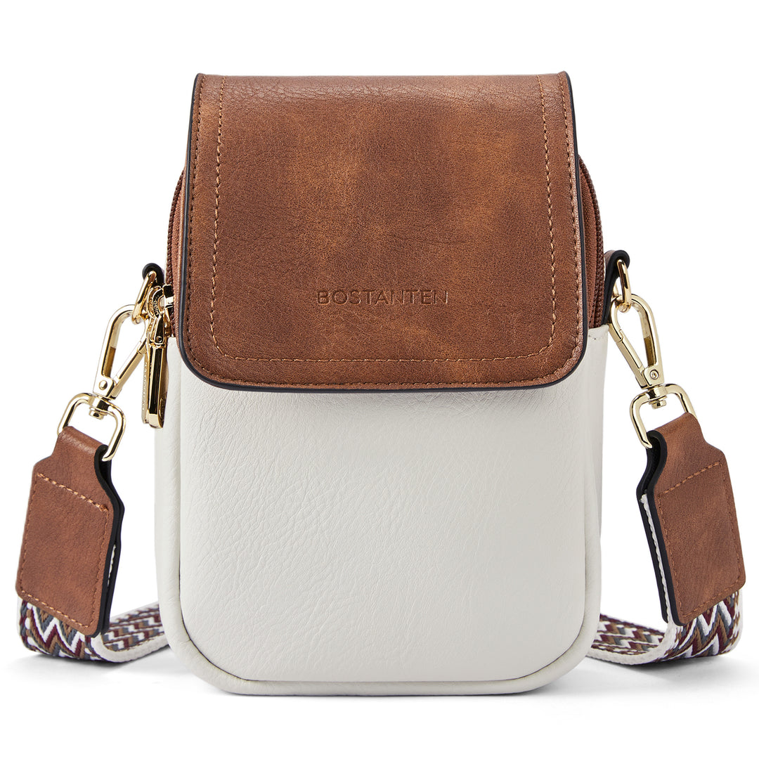 Phone Crossbody Bag – Chevron Pattern Strap
