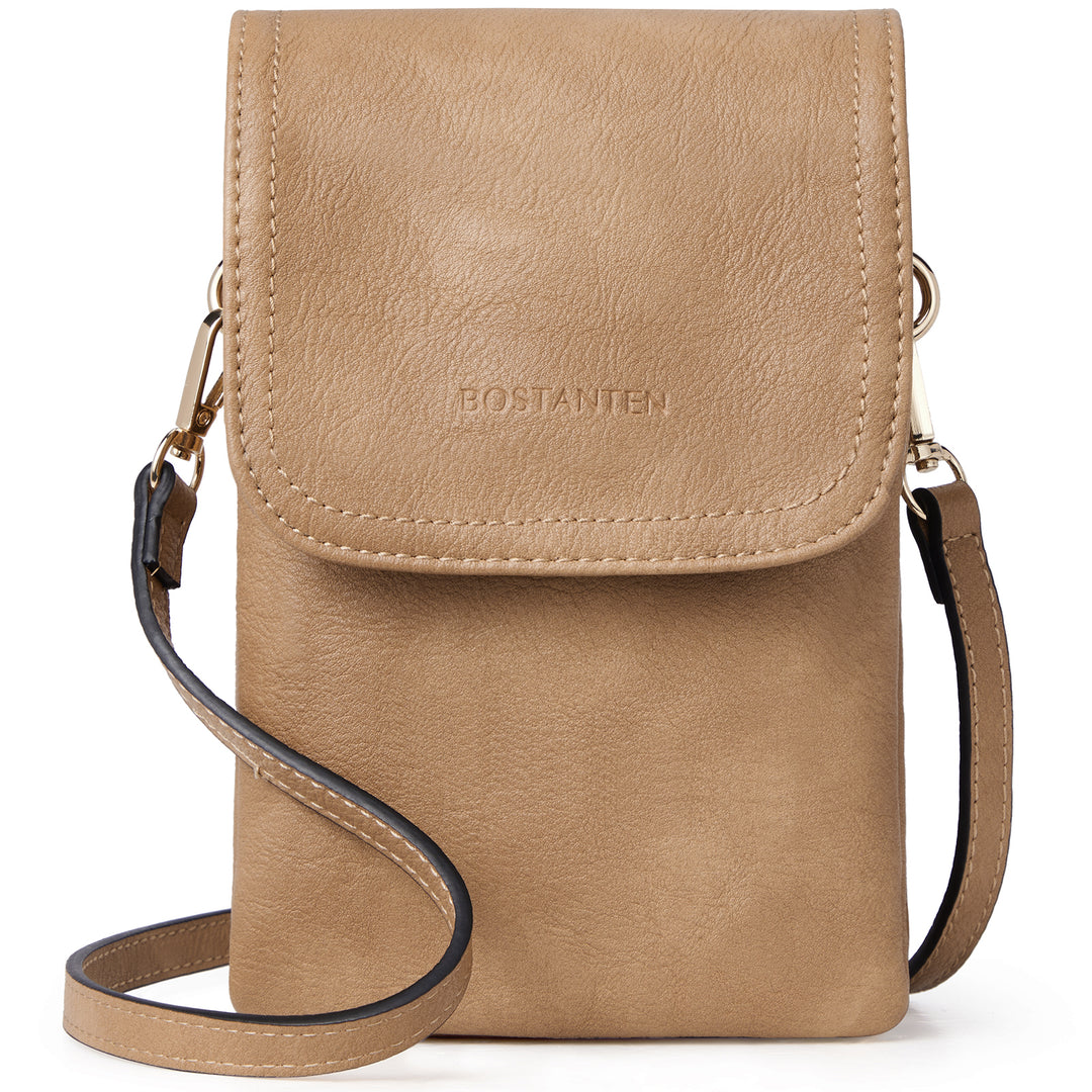 Evelyn Leather Crossbody Phone Wallet For Women —— Boudoir Style