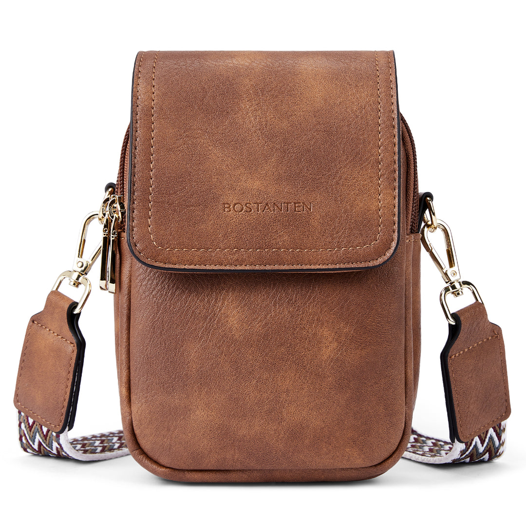 Phone Crossbody Bag – Chevron Pattern Strap