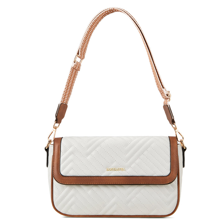 Kweli Quilted Vegan Leather Crossbody Purses