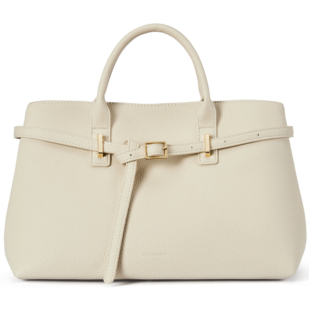 Claire Elegant Suede Top Handle Tote Handbag — DIY-able Outer Belt