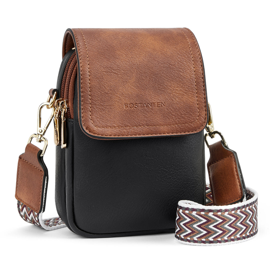 Phone Crossbody Bag – Chevron Pattern Strap