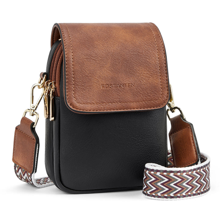 Phone Crossbody Bag – Chevron Pattern Strap