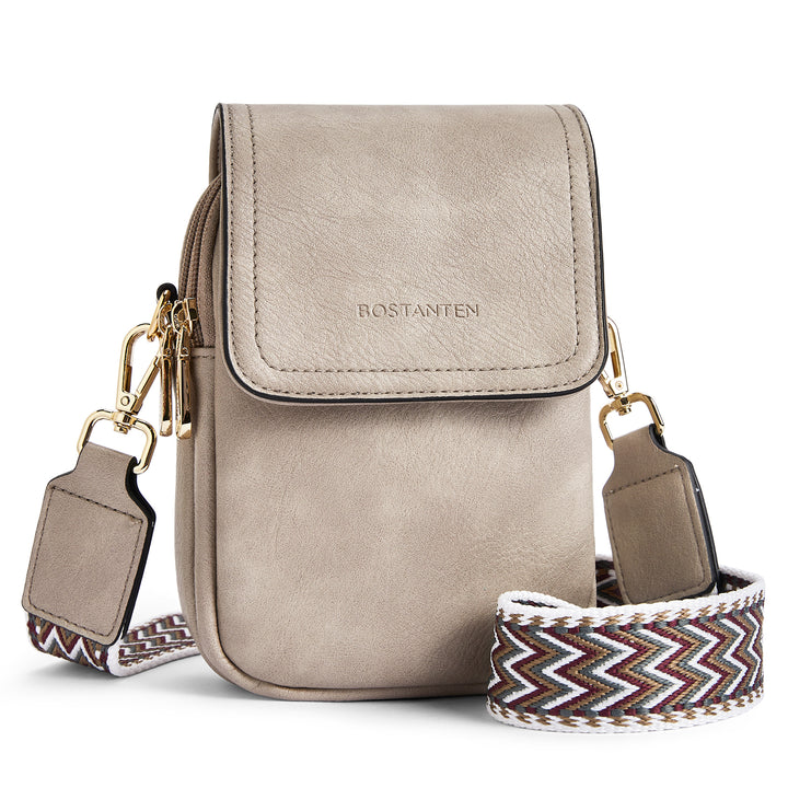 Phone Crossbody Bag – Chevron Pattern Strap