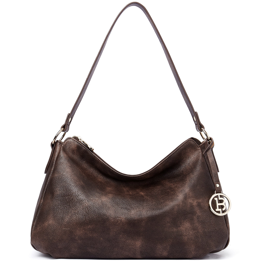 Kweli Hobo Shoulder Handbag - Pebble Leather