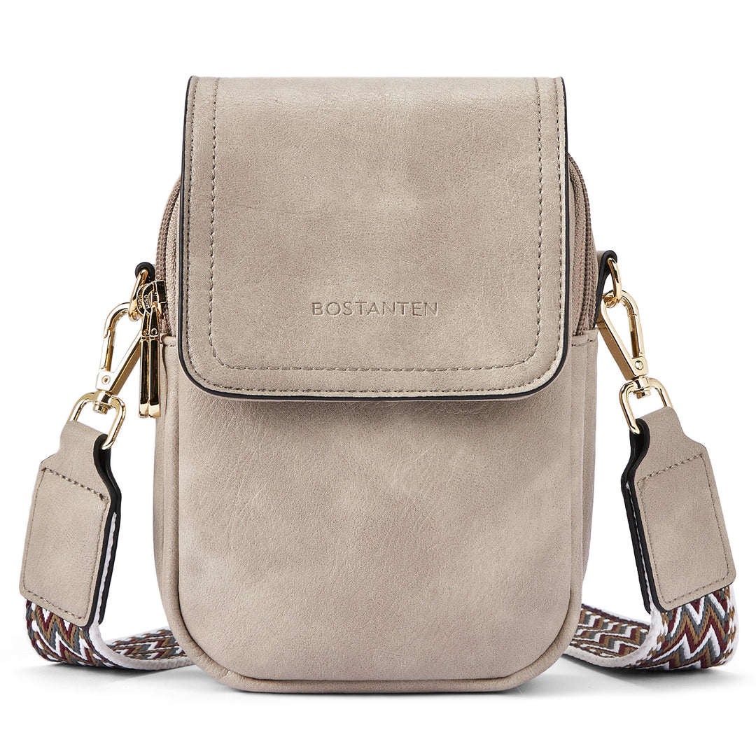 Phone Crossbody Bag – Chevron Pattern Strap