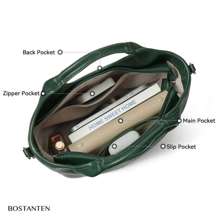 Nevin Vegan Leather Daily Tote Satchel