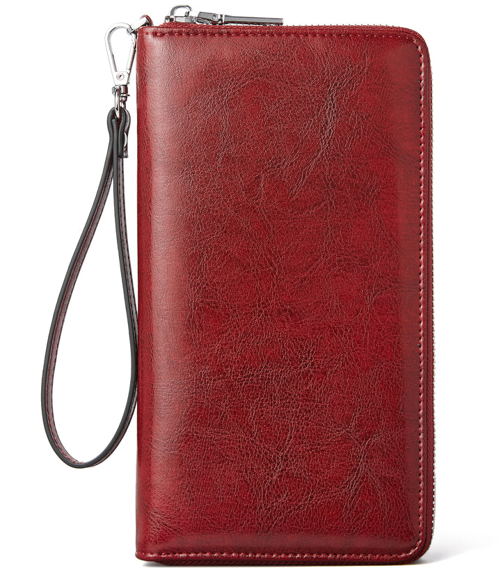 Rozenn Wallets With Checkbook Holder —— Zipper