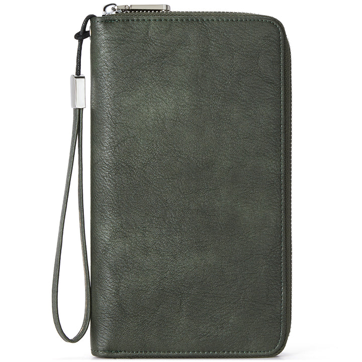 Rozenn Wallets with Wristlet Clutch