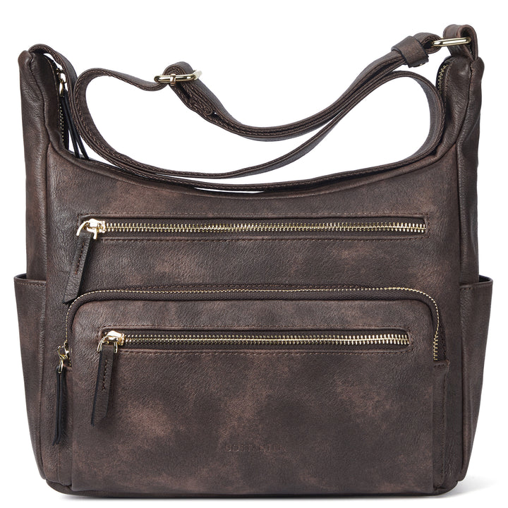 Evelyn Multi Pocket Shoulder Hobo Bag