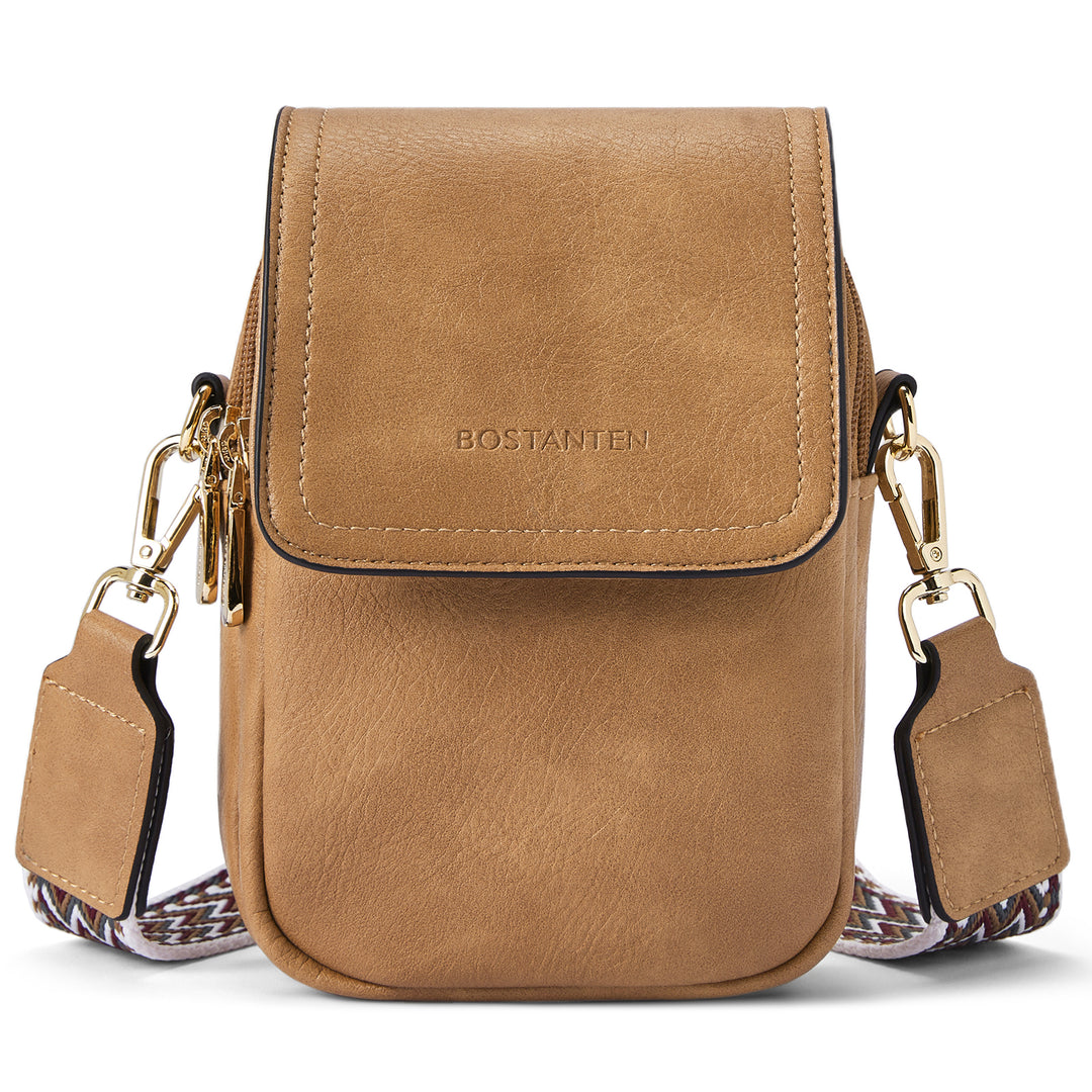 Phone Crossbody Bag – Chevron Pattern Strap