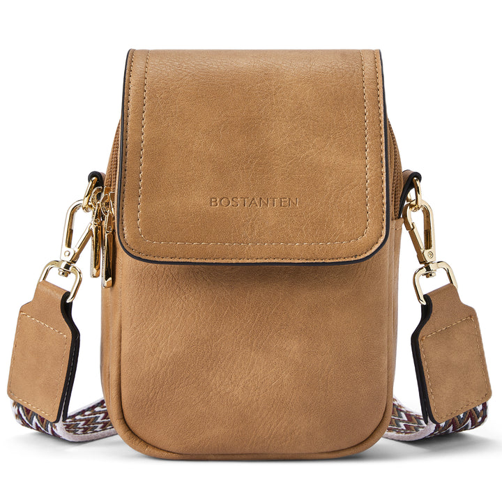 Phone Crossbody Bag – Chevron Pattern Strap