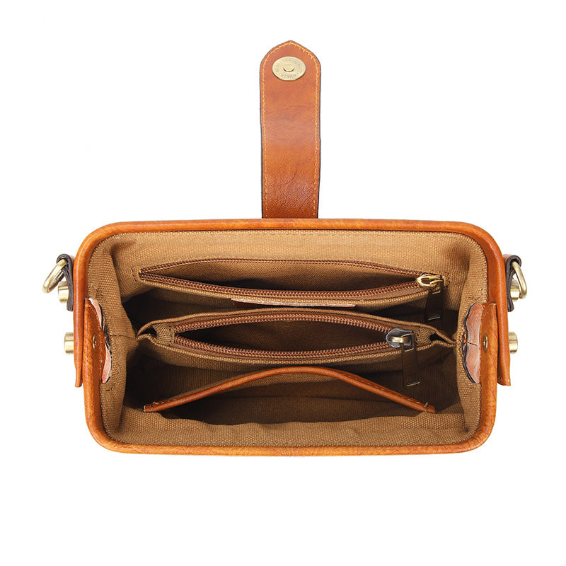 Vintage Mini Doctor Bag - Genuine Leather