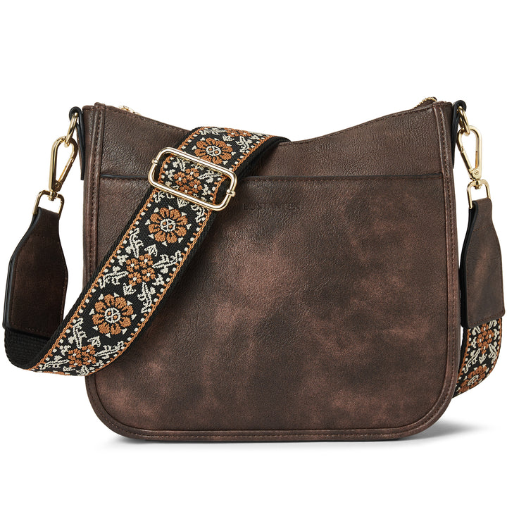 Nola Colorful straps Medium Hobo Crossbody Bag