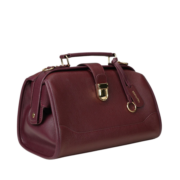Timeless Grace Doctor Bag - Full Grain Pebble Leather