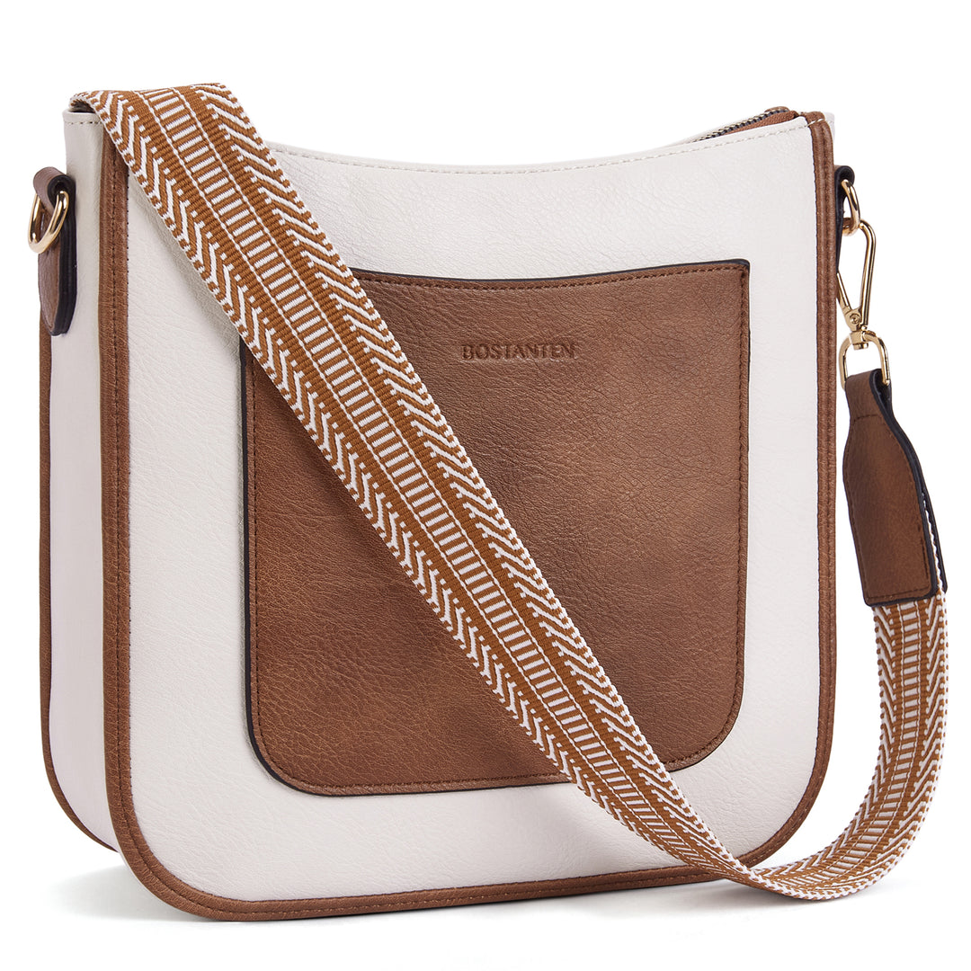 Lotty Floral Embroidered Leather Tote with Shoulder Strap