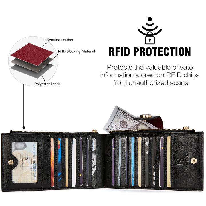 Lomy Leather Slim Wallet — Bifold Purse