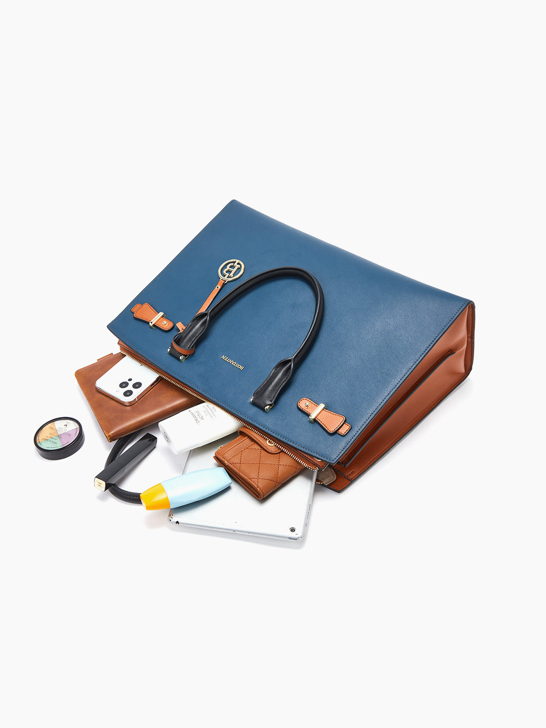Mizuki Classic Leather Briefcase