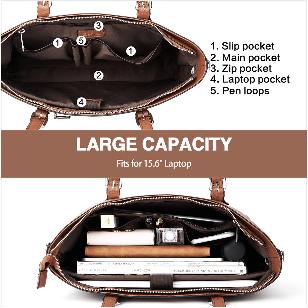 Carol Women Work Tote Bag - 15.6'' Laptop