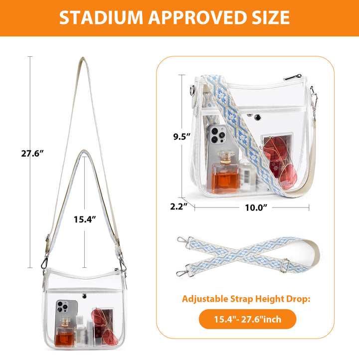 Nola Stadium Approved Clear Concert Bags for Women