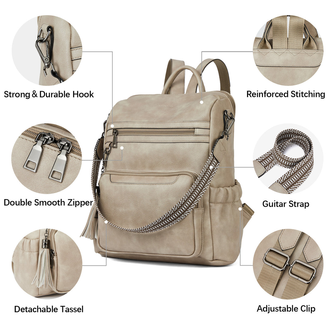 Nombongo Large Convertible Backpack Travel Bag - Two Sizes