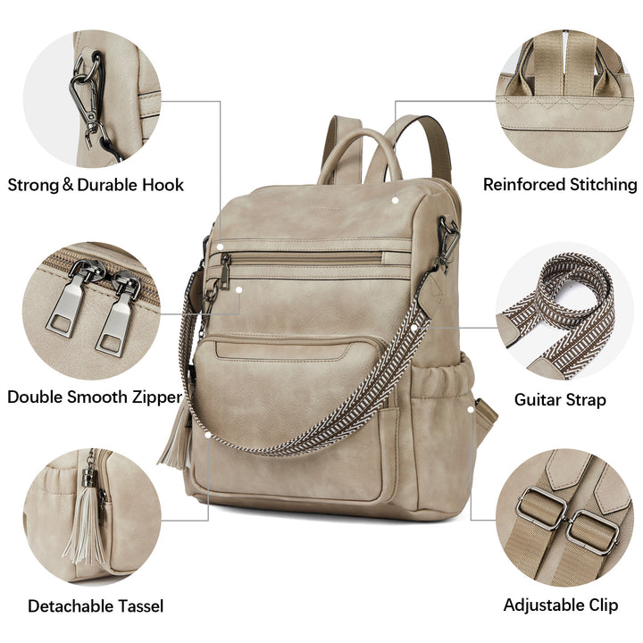 Nombongo Large Convertible Backpack Travel Bag - Two Sizes