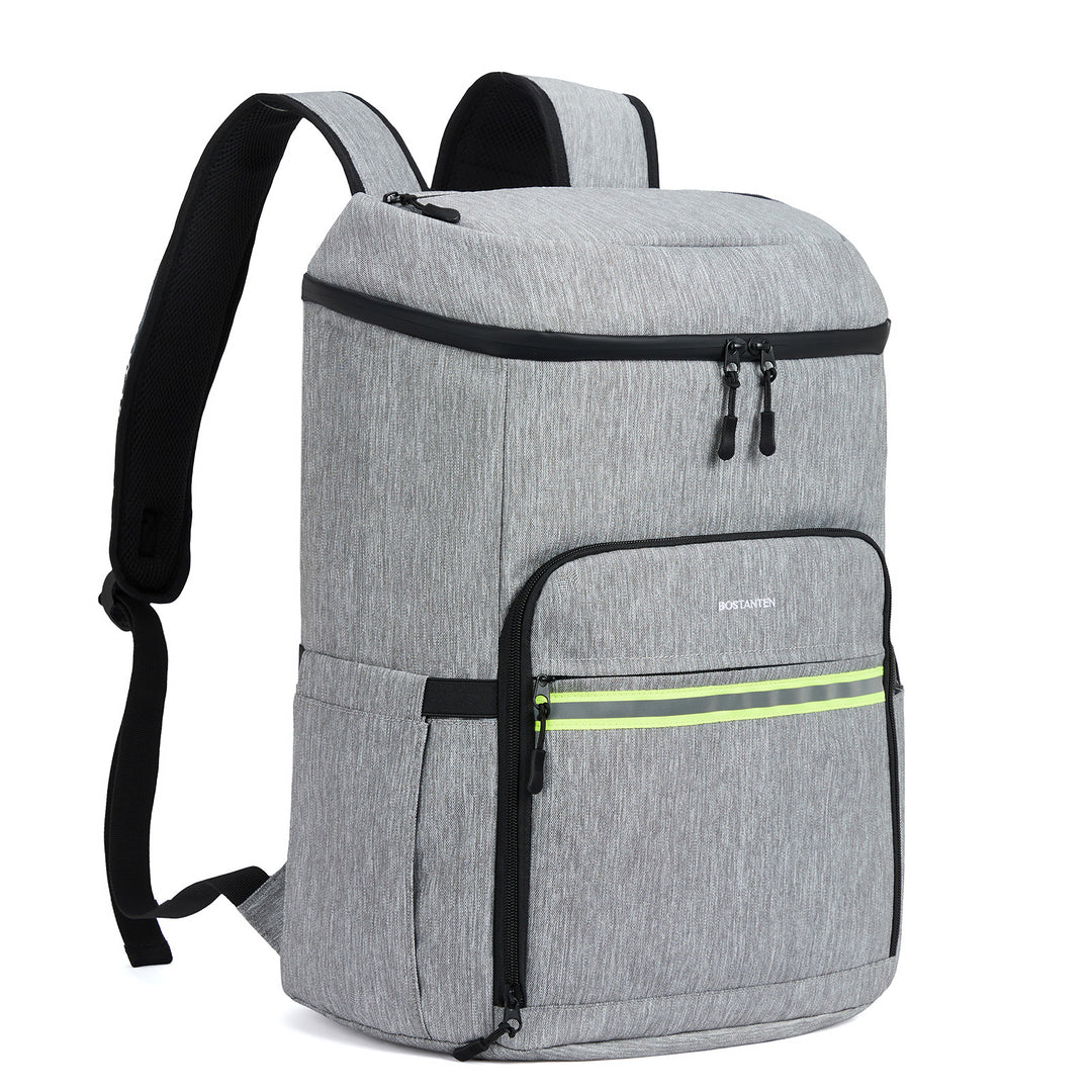 Backpack Cooler - 30 Cans Leakproof Insulated Cooler Backpack with Trolley Sleeve, Lightweight Soft Cooler Bag