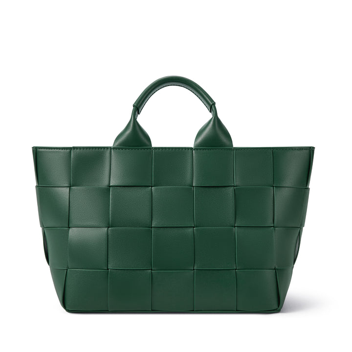 Cruze Handcrafted Woven Leather Tote Bag For Women : Boho Beauty