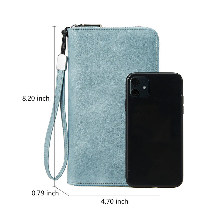 Rozenn Wallets With Checkbook Holder —— Zipper