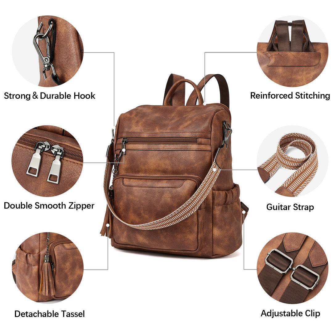 Nombongo Large Convertible Backpack Travel Bag - Two Sizes