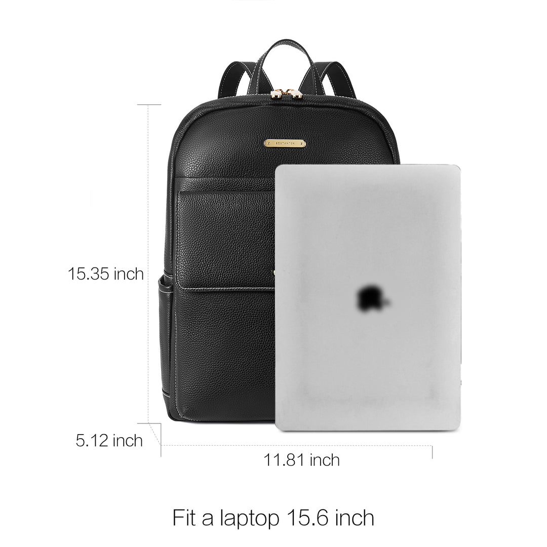 Vallis Professionelle Computertasche aus Leder für Damen 