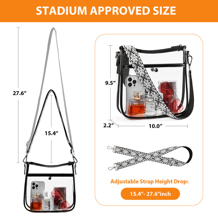 Nola Stadium Approved Clear Concert Bags for Women