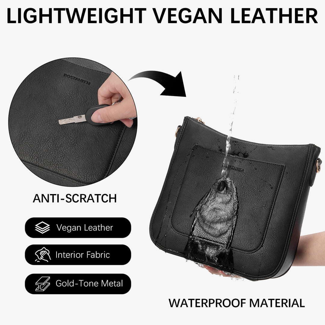 Nola Reversible Boho Straps Vegan Leather Hobo Handbags