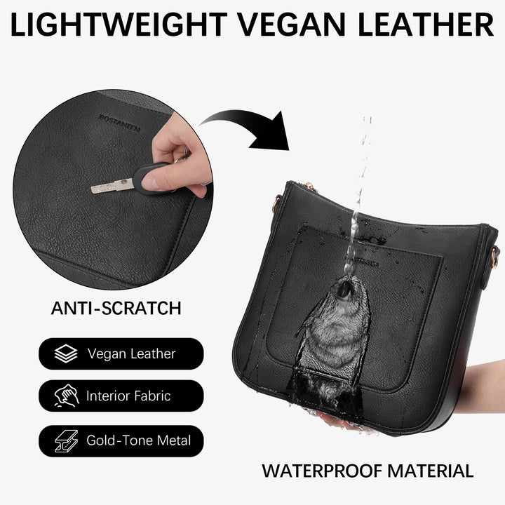 Nola Reversible Boho Straps Vegan Leather Hobo Handbags