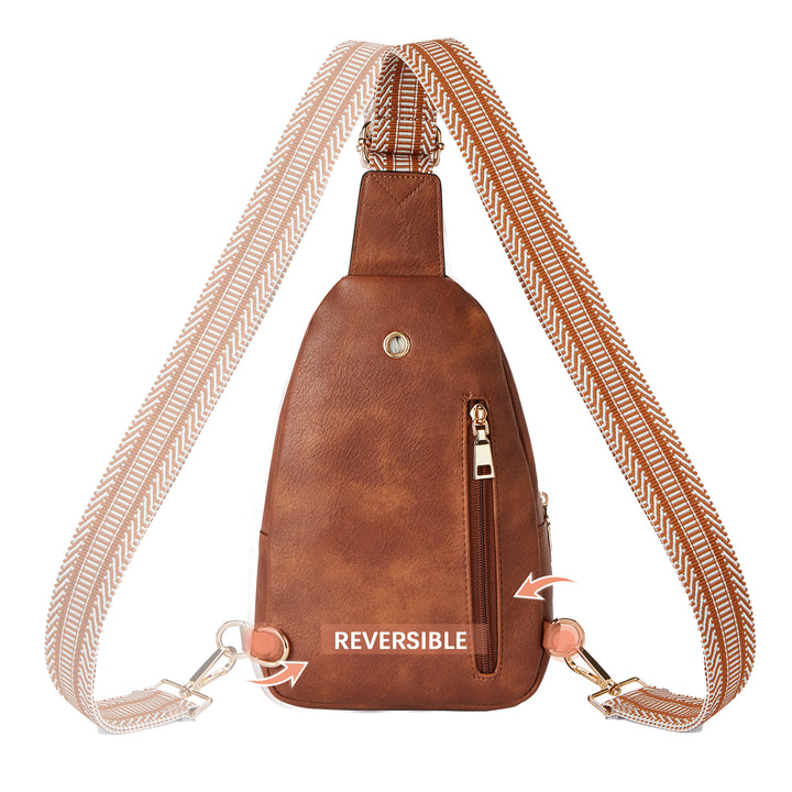Aurora Beige Street Casual Trapeze Sling Bag