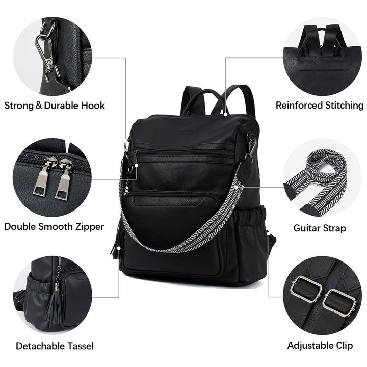Nombongo Large Convertible Backpack Travel Bag - Two Sizes