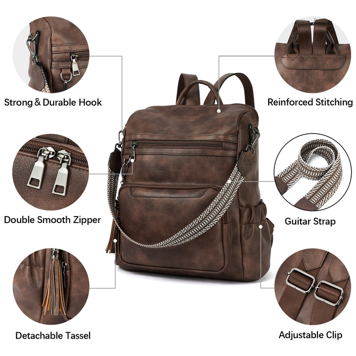 Nombongo Large Convertible Backpack Travel Bag - Two Sizes